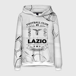 Толстовка-худи мужская Lazio Football Club Number 1 Legendary, цвет: 3D-белый