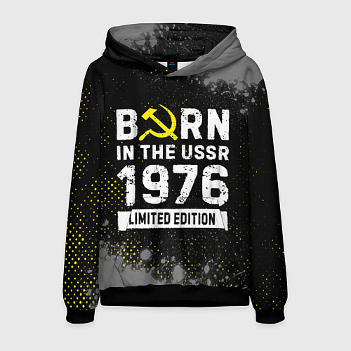 Мужская толстовка Born In The USSR 1976 year Limited Edition / 3D-Черный – фото 1