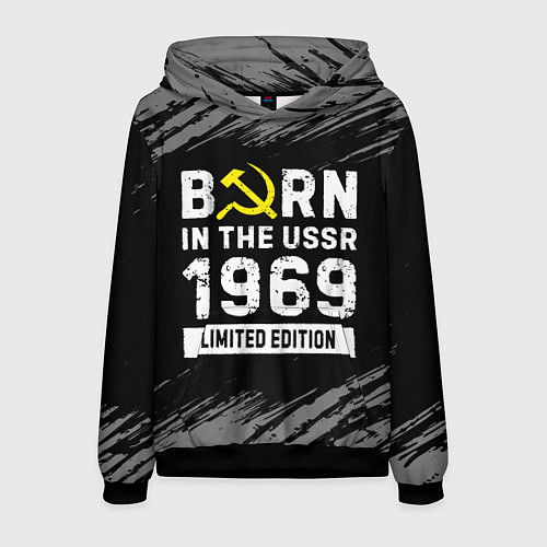 Мужская толстовка Born In The USSR 1969 year Limited Edition / 3D-Черный – фото 1