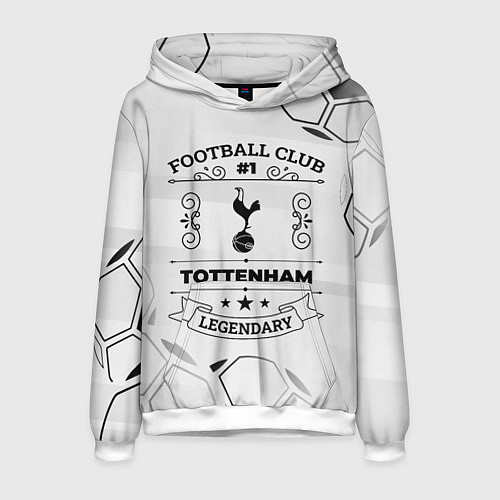 Мужская толстовка Tottenham Football Club Number 1 Legendary / 3D-Белый – фото 1