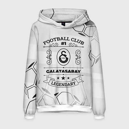 Мужская толстовка Galatasaray Football Club Number 1 Legendary / 3D-Белый – фото 1