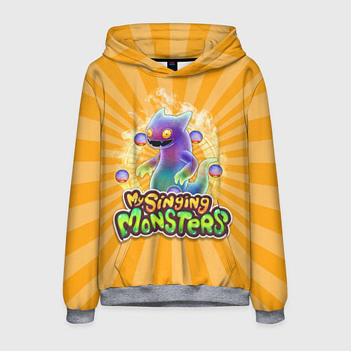 Мужская толстовка My Singing Monsters Вужас / 3D-Меланж – фото 1