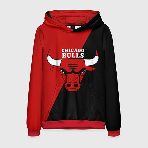 Мужская толстовка Chicago Bulls NBA / 3D-Красный – фото 1