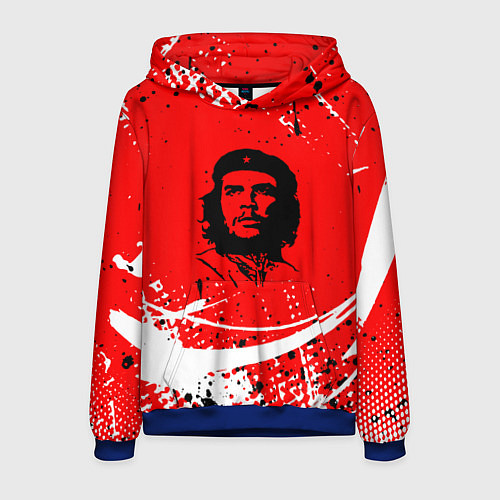 Мужская толстовка CHE GUEVARA - КРАСКА / 3D-Синий – фото 1