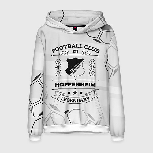 Мужская толстовка Hoffenheim Football Club Number 1 Legendary / 3D-Белый – фото 1