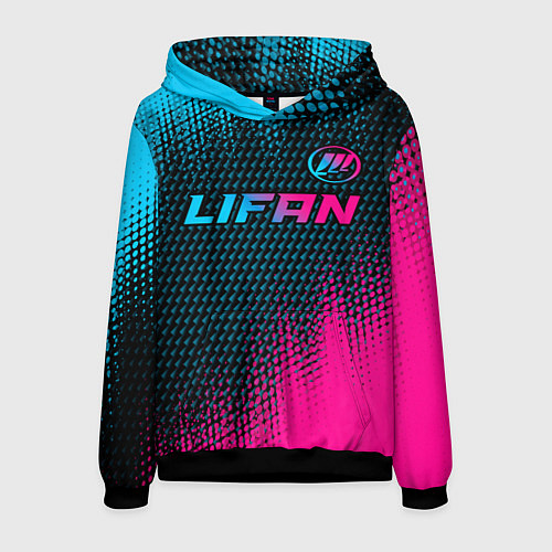 Мужская толстовка Lifan Auto Neon Gradient / 3D-Черный – фото 1