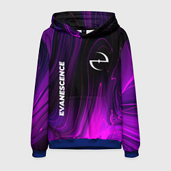 Мужская толстовка Evanescence violet plasma