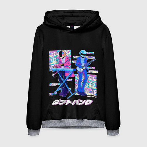 Мужская толстовка Daft punk ufo / 3D-Меланж – фото 1