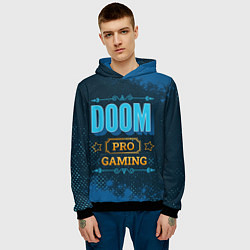 Толстовка-худи мужская Игра Doom: pro gaming, цвет: 3D-черный — фото 2