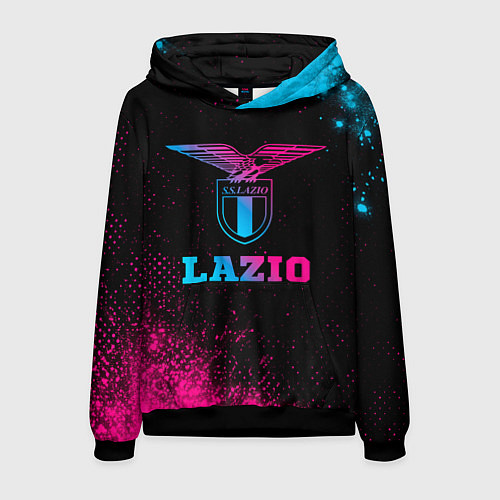 Мужская толстовка Lazio - neon gradient / 3D-Черный – фото 1