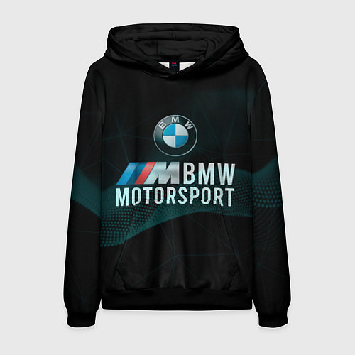 Мужская толстовка BMW Motosport theam / 3D-Черный – фото 1