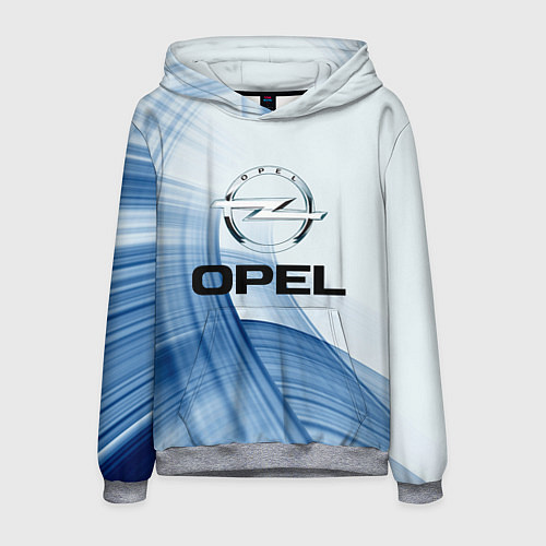 Мужская толстовка Opel - logo / 3D-Меланж – фото 1