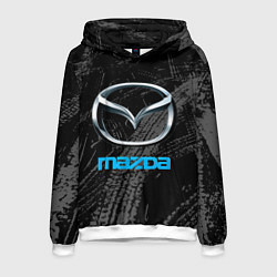 Мужская толстовка Mazda - следы шин