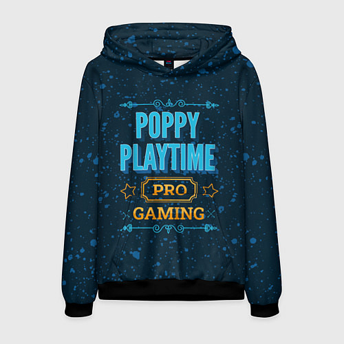Мужская толстовка Игра Poppy Playtime: pro gaming / 3D-Черный – фото 1