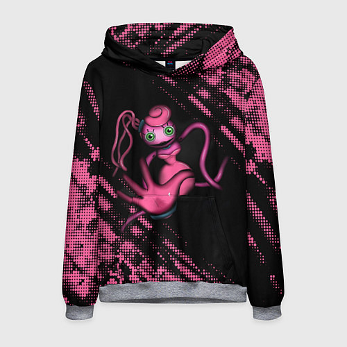 Мужская толстовка Mommy long legs pink / 3D-Меланж – фото 1