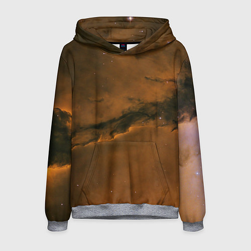Мужская толстовка Карамельная галактика / 3D-Меланж – фото 1