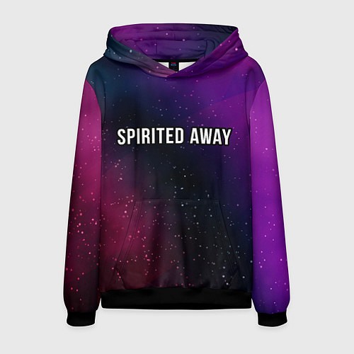 Мужская толстовка Spirited Away gradient space / 3D-Черный – фото 1