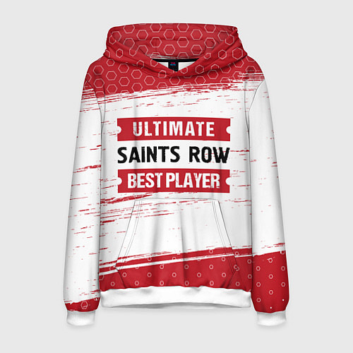 Мужская толстовка Saints Row: Best Player Ultimate / 3D-Белый – фото 1