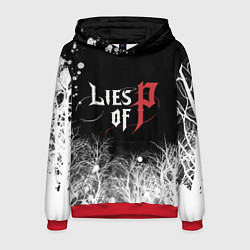 Толстовка-худи мужская Лайс оф Пи - Lies of P, цвет: 3D-красный