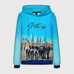 Толстовка-худи мужская Stray Kids Double Knot, цвет: 3D-синий