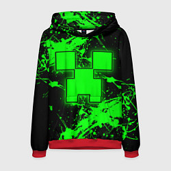 Мужская толстовка Minecraft neon green