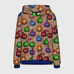 Толстовка-худи мужская Много слаймов Стардью, цвет: 3D-синий