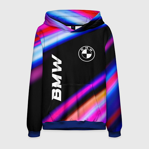 Мужская толстовка BMW speed lights / 3D-Синий – фото 1