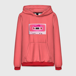 Толстовка-худи мужская BTS cassette, цвет: 3D-красный