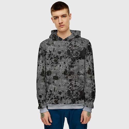 Мужская толстовка Камуфляж Metro / 3D-Меланж – фото 3