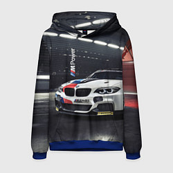 Толстовка-худи мужская BMW M 240 i racing - Motorsport, цвет: 3D-синий