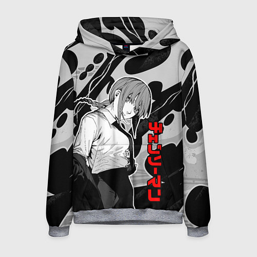 Мужская толстовка Макима - Демон контроля - Органика / 3D-Меланж – фото 1