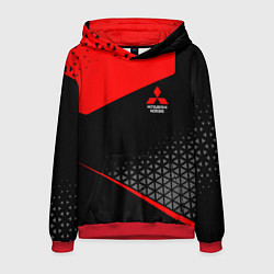 Толстовка-худи мужская Mitsubishi - Sportwear, цвет: 3D-красный