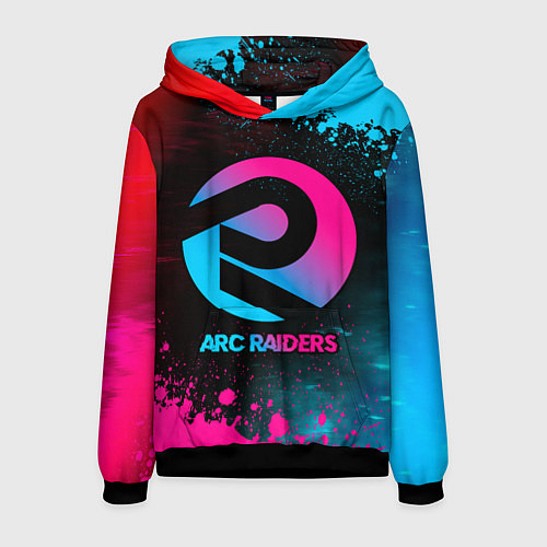 Мужская толстовка ARC Raiders - neon gradient / 3D-Черный – фото 1