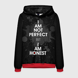 Мужская толстовка I am not perfect, but I am honest