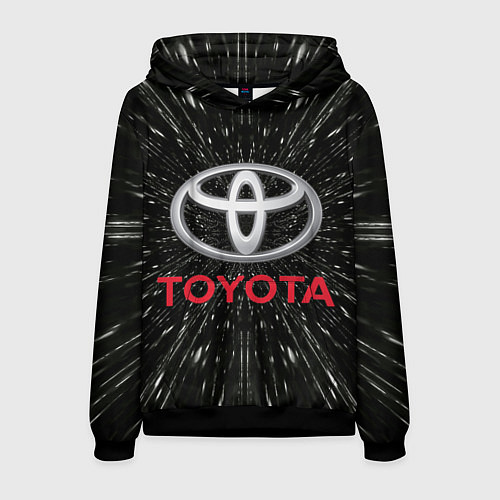 Мужская толстовка Тойота, эмблема, автомобильная тема / 3D-Черный – фото 1