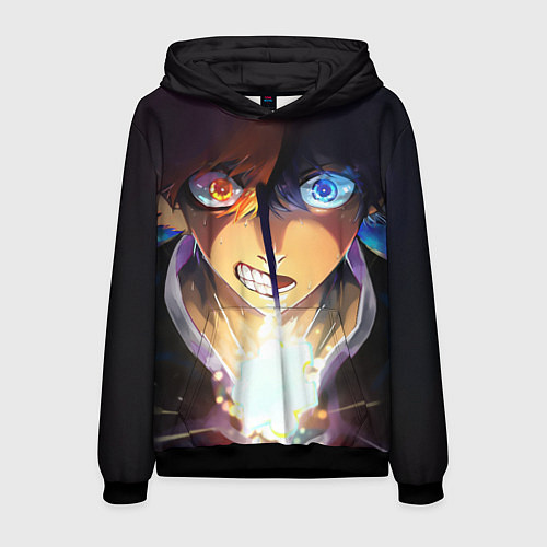 Мужская толстовка Blue Lock anime / 3D-Черный – фото 1