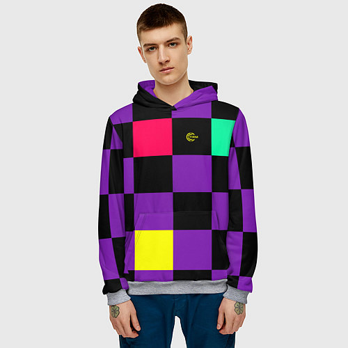 Мужская толстовка FIRM прямо из 80х / 3D-Меланж – фото 3