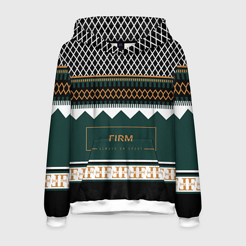 Мужская толстовка FIRM как свитер из 90х / 3D-Белый – фото 1