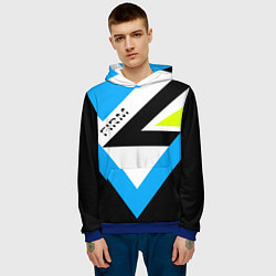 Толстовка-худи мужская FIRM спортик, цвет: 3D-синий — фото 2