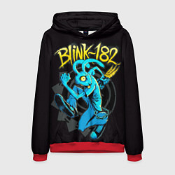 Толстовка-худи мужская Blink 182 rabbit, цвет: 3D-красный