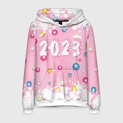 Мужская толстовка White and pink 2023