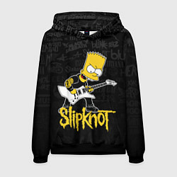 Мужская толстовка Slipknot Барт Симпсон рокер логотипы