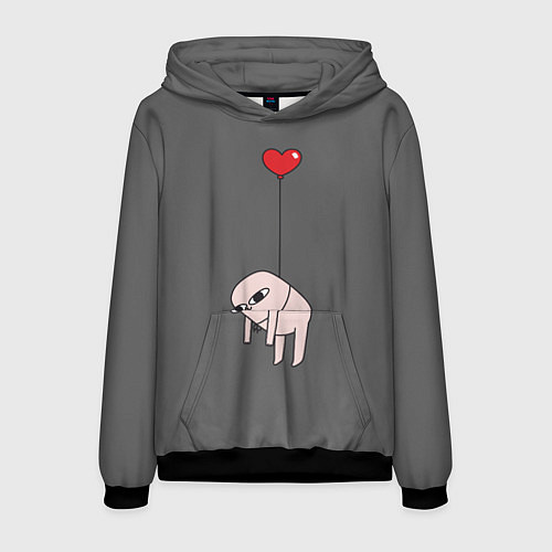 Мужская толстовка Ketnipz love / 3D-Черный – фото 1