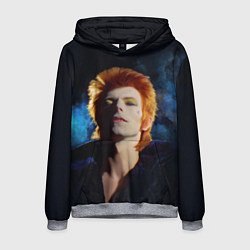 Толстовка-худи мужская David Bowie - Jean Genie, цвет: 3D-меланж