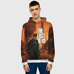 Толстовка-худи мужская Ellie - The last of us, цвет: 3D-белый — фото 2