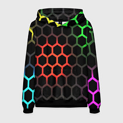 Мужская толстовка Gradient hexagon genshin