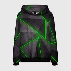 Мужская толстовка Stripes Abstract green