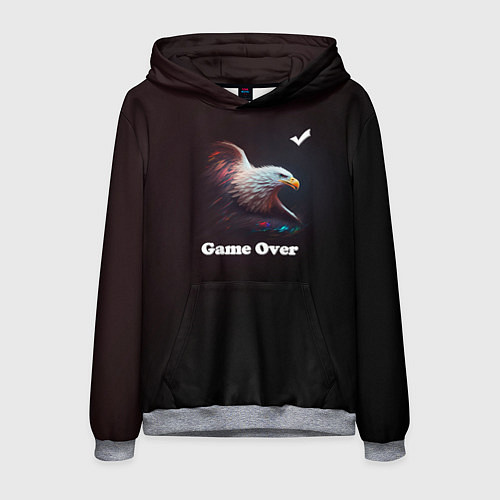 Мужская толстовка Eagle-game over / 3D-Меланж – фото 1
