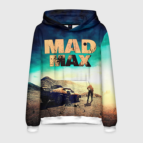 Мужская толстовка Mad Max / 3D-Белый – фото 1