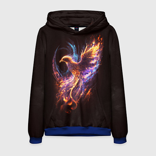 Мужская толстовка Алый Феникс / 3D-Синий – фото 1